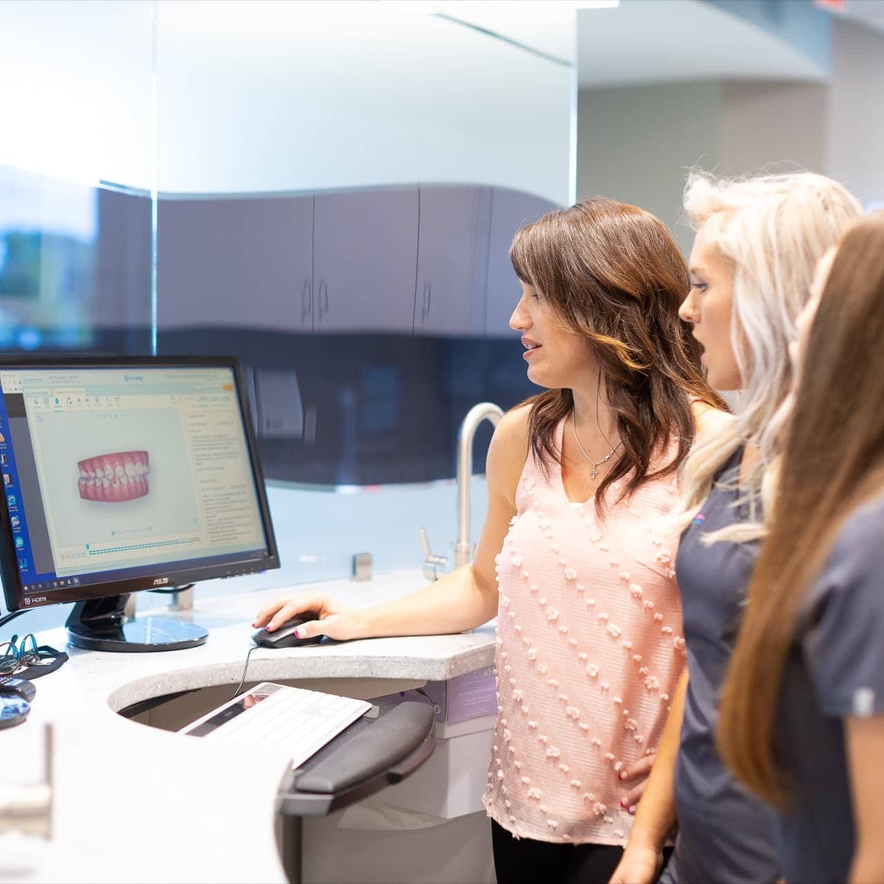 Lingual Braces in Columbia and Waterloo, Illinois Columbia Illinois Dr. Hentscher Johnson Orthodontist 225 square - Lingual Braces in Columbia and Waterloo, Illinois