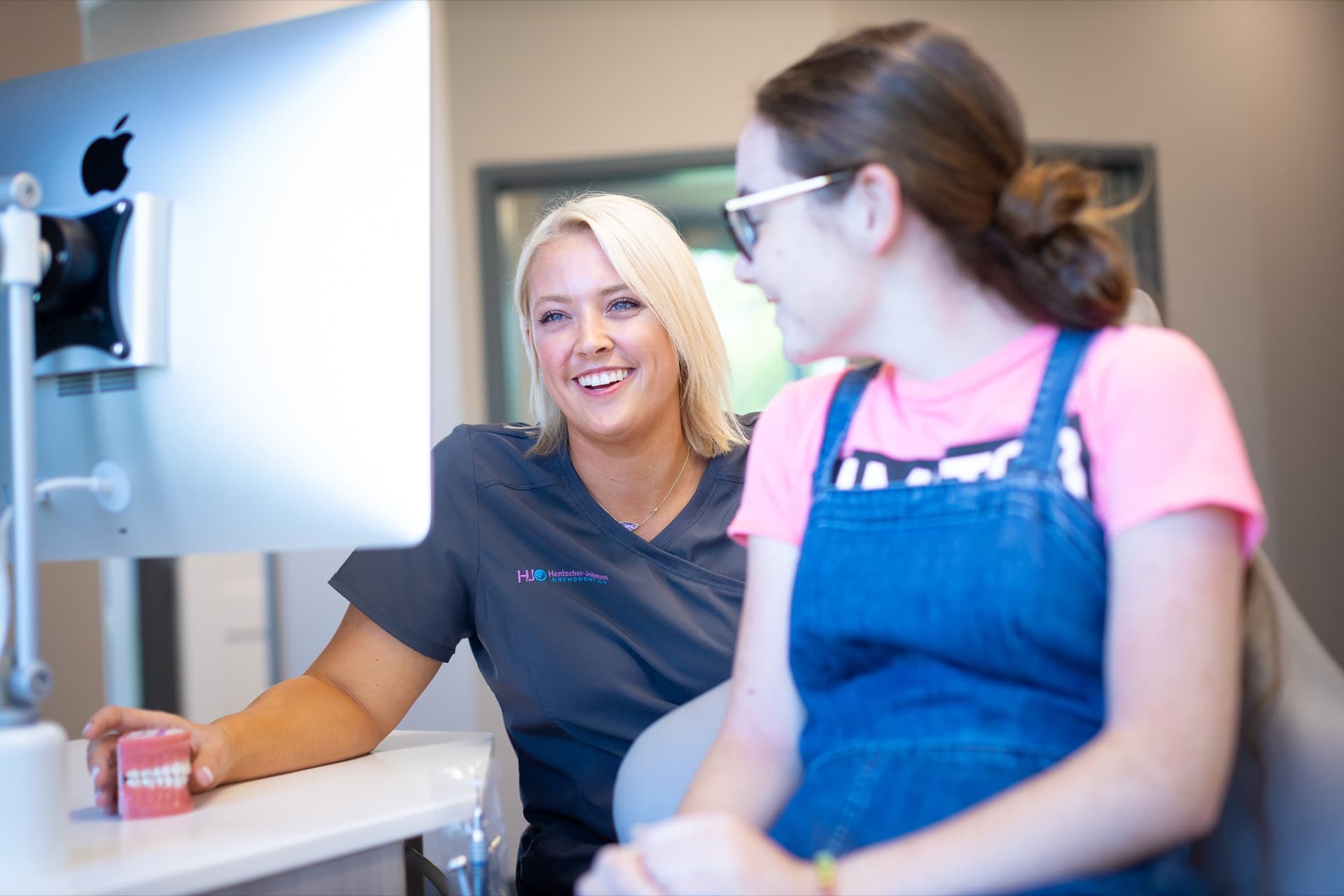 Hentscher Johnson Orthodontics Columbia Illinois Staff Candids 163 - How Early Orthodontic Treatment Can Help Your Child Later